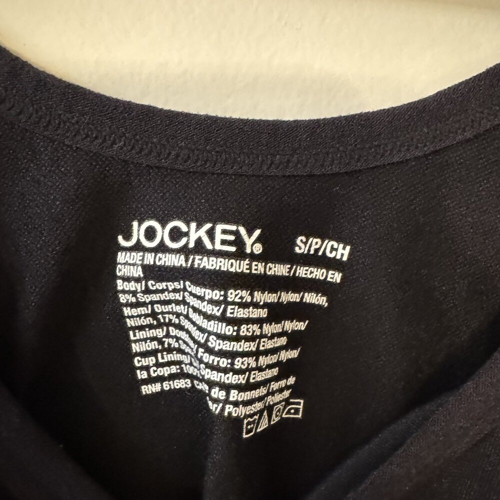 Jockey Wire Free Sports Bra Women's Size Small Stretchy Black. - Picture 2 of 3